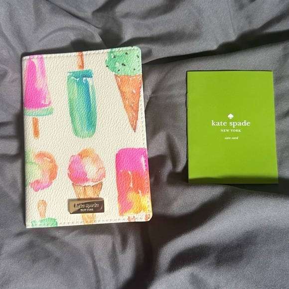 kate spade Accessories - Kate Spade Passport Holder Shore Street Ice Cream/Popsicle NWT